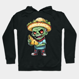 Quesadilla Taco Zombie Hoodie